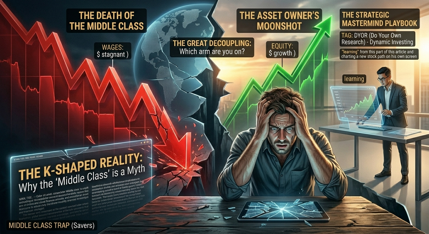 K-Shaped Economy 2026 Analysis and Wealth Gap Chart