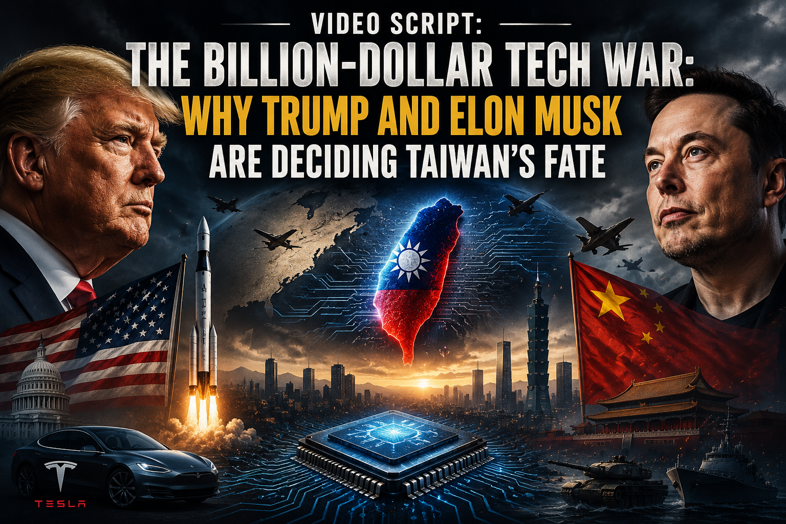US China Taiwan Chip War Explained with Trump and Elon Musk
