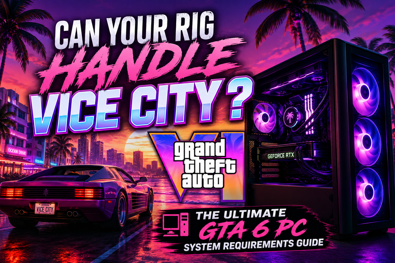 GTA 6 PC System Requirements and Hardware Guide
